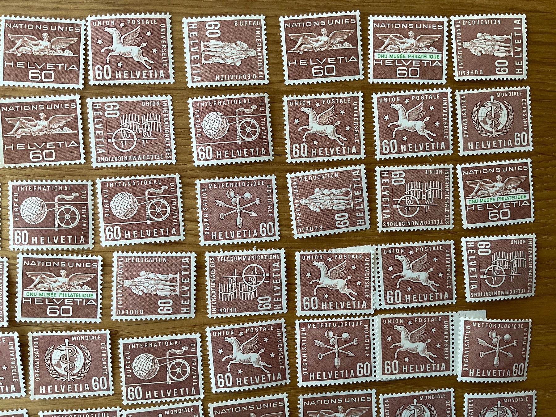 Tutti i francobolli: 60Fr Ämter Frankaturware ungestempelt postfrisch Sammlung – Nuovo (secondo la descrizione) da Wil SG venduto da Chefsugus 2