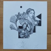 Exlibris Petar Chinovsky - Original Lithographie signiert