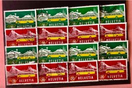 Nr.314/315 Sondermarken Alpenpost 1953 mit Stempel     