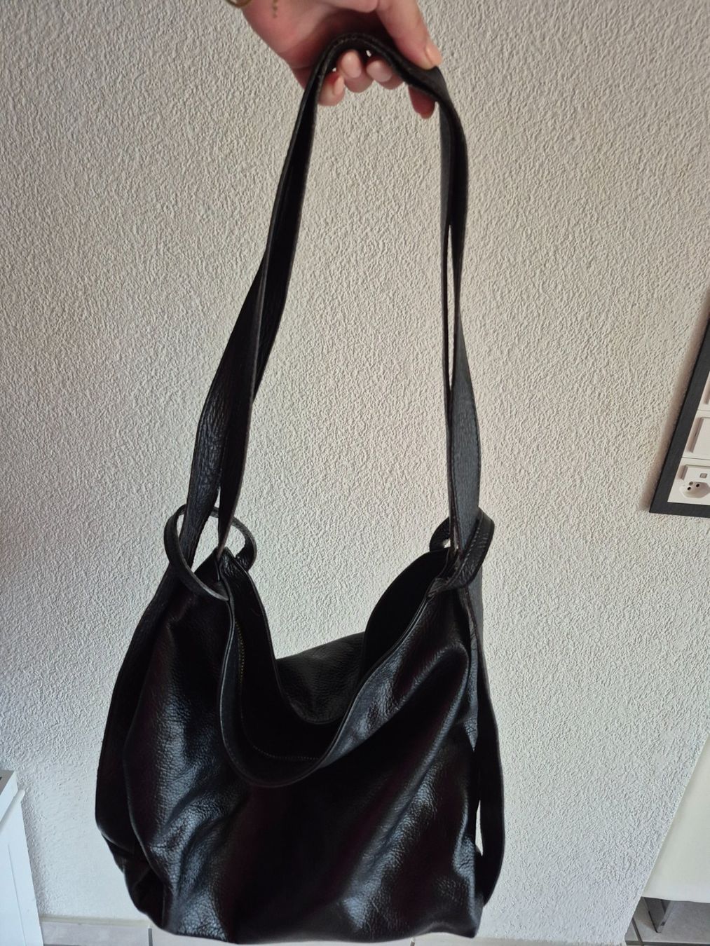 Borse da donna: Zwei in einem Handtasche oder Rucksack schwarz – Usato da Rüfenacht BE venduto da Clarafi 4