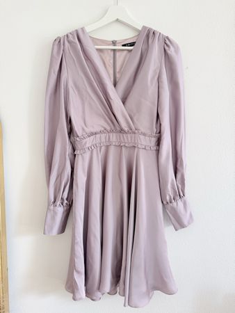 Kleid Swing Satin Optik Gr XS 