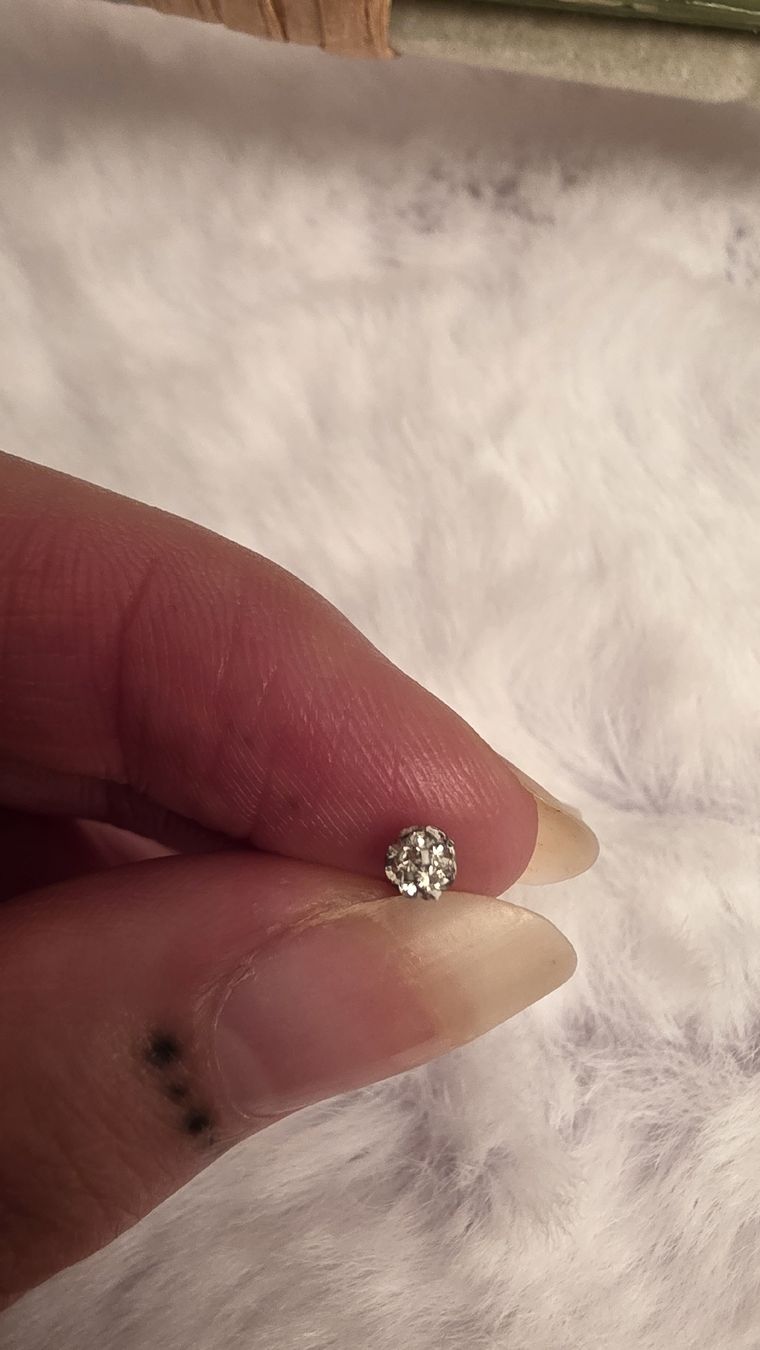 Piercingschmuck: 2 silberne Stecker – Neu (gemäss Beschreibung) aus Widen von kev_f5vk 2