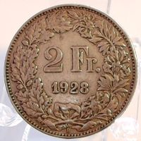 2 Fr. 1928 Silber (Ref.202)