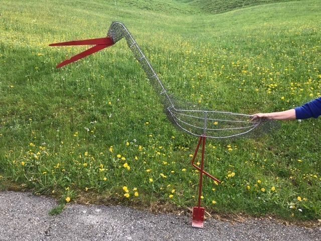 Storch für Garten oder Haus / zur Geburt Kaufen auf Ricardo