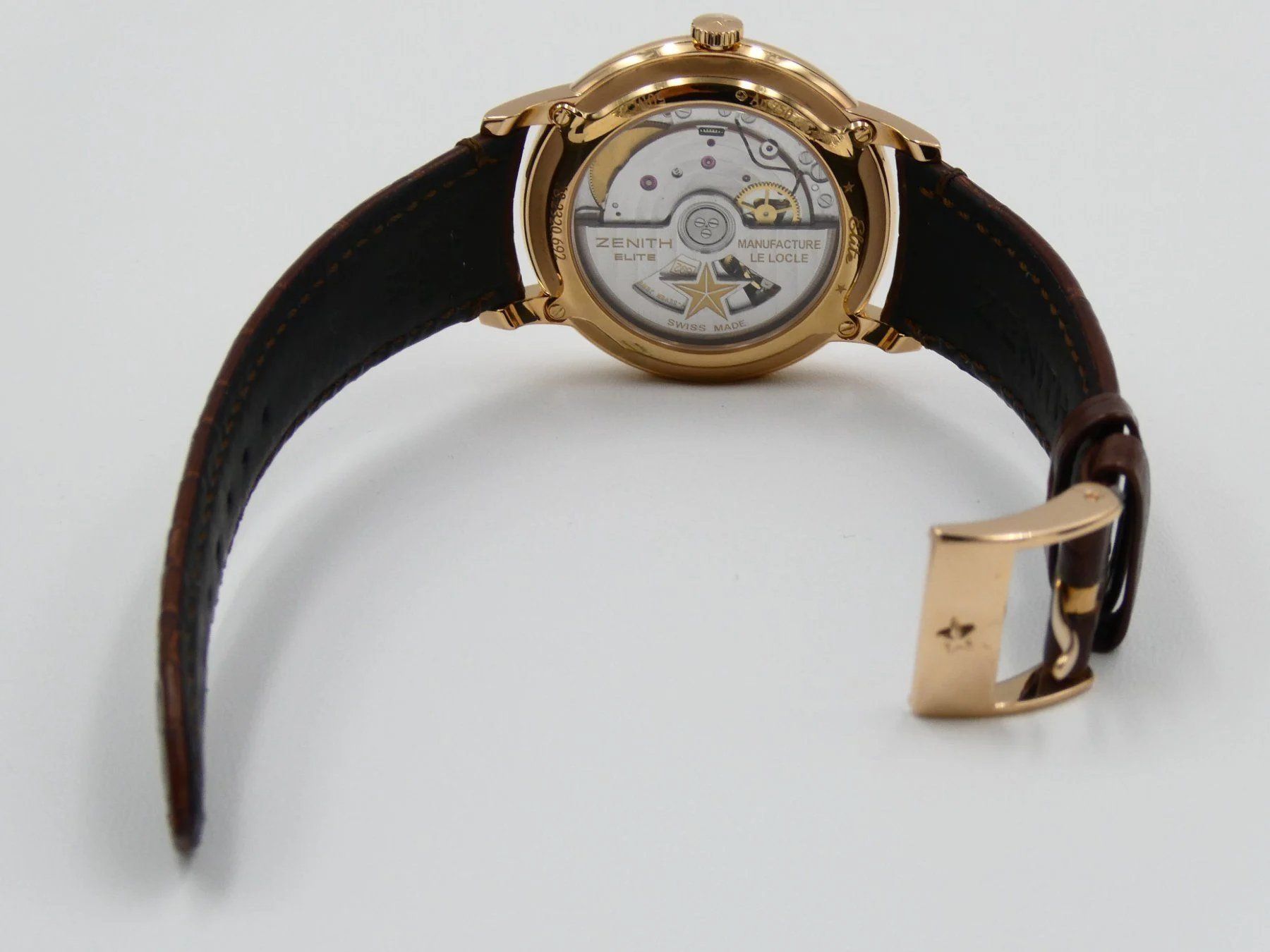 Zenith Orologi: Zenith Elite Ultra Thin Moonphase 18k Gold – Nuovo e nell'imballaggio originale da Thalwil venduto da LeCh1ffre 5