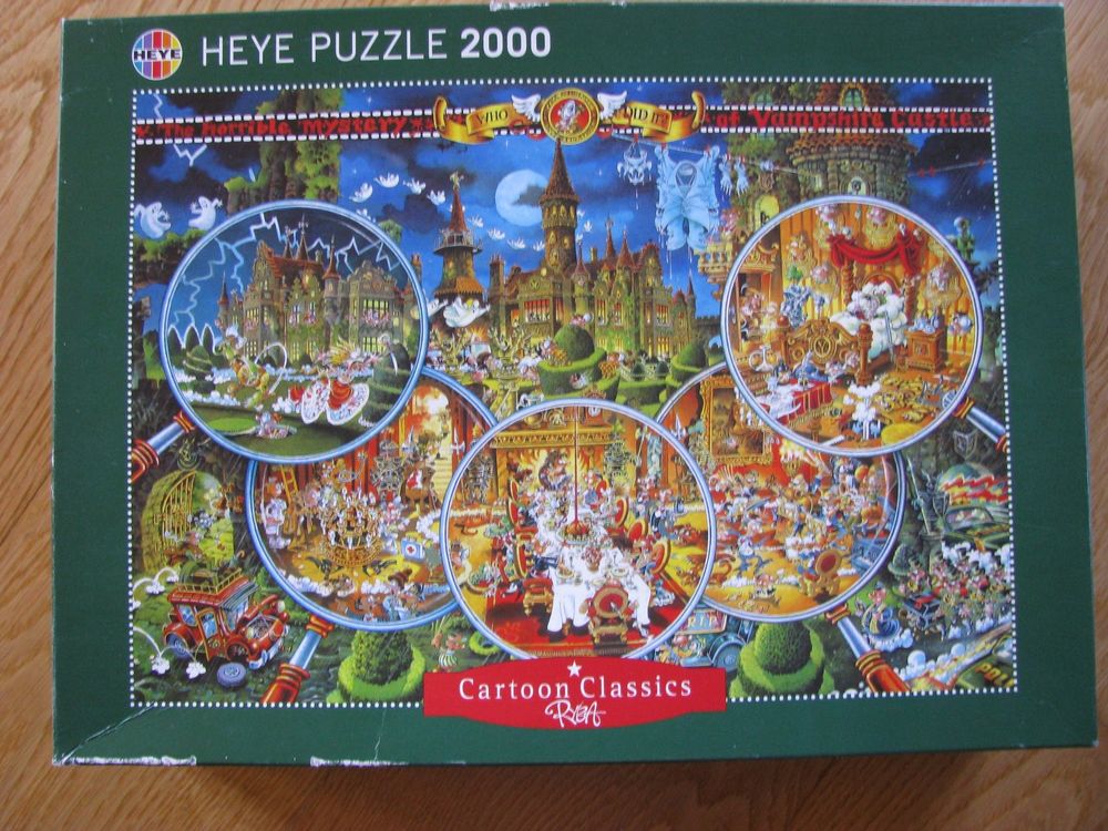 Puzzle Heye 2000 Teile Cartoon Classics Ryba Komplett Kaufen