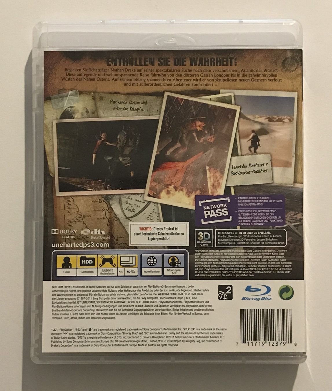Giochi: PS3 - Uncharted 3: Drake's Deception – Usato da Allschwil venduto da Bullach 2
