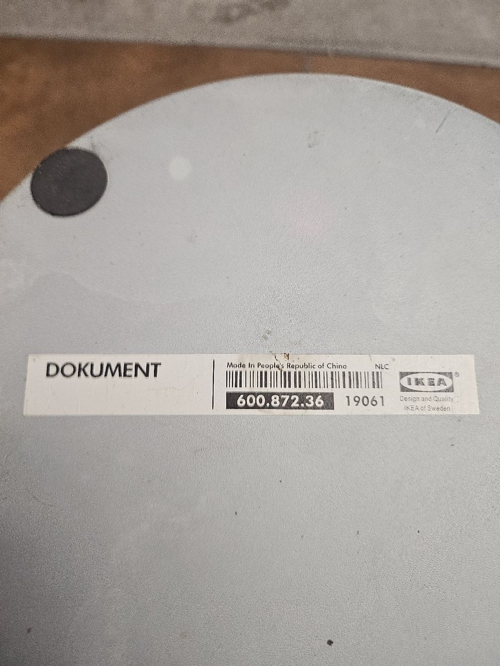 Ikea Cestini per rifiuti: Ikea DOKUMENT Abfalleimer silberfarben Metall Gitter – Usato da Busswil BE venduto da Topsign 1