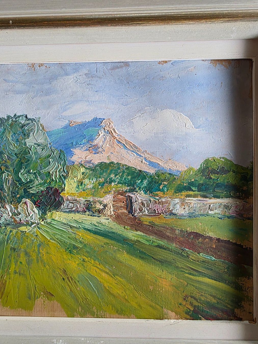 Dipinti: Gemälde Bild Landschaft 43 cm x 34 cm – Usato da Walterswil BE venduto da Lonitti 6