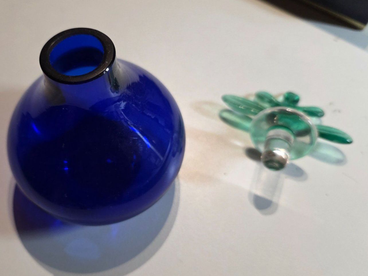 Murano Flaconi: Glas Flacon mit Stöpsel, Venini, Murano, 1989 – Usato da Walterswil BE venduto da Lonitti 8