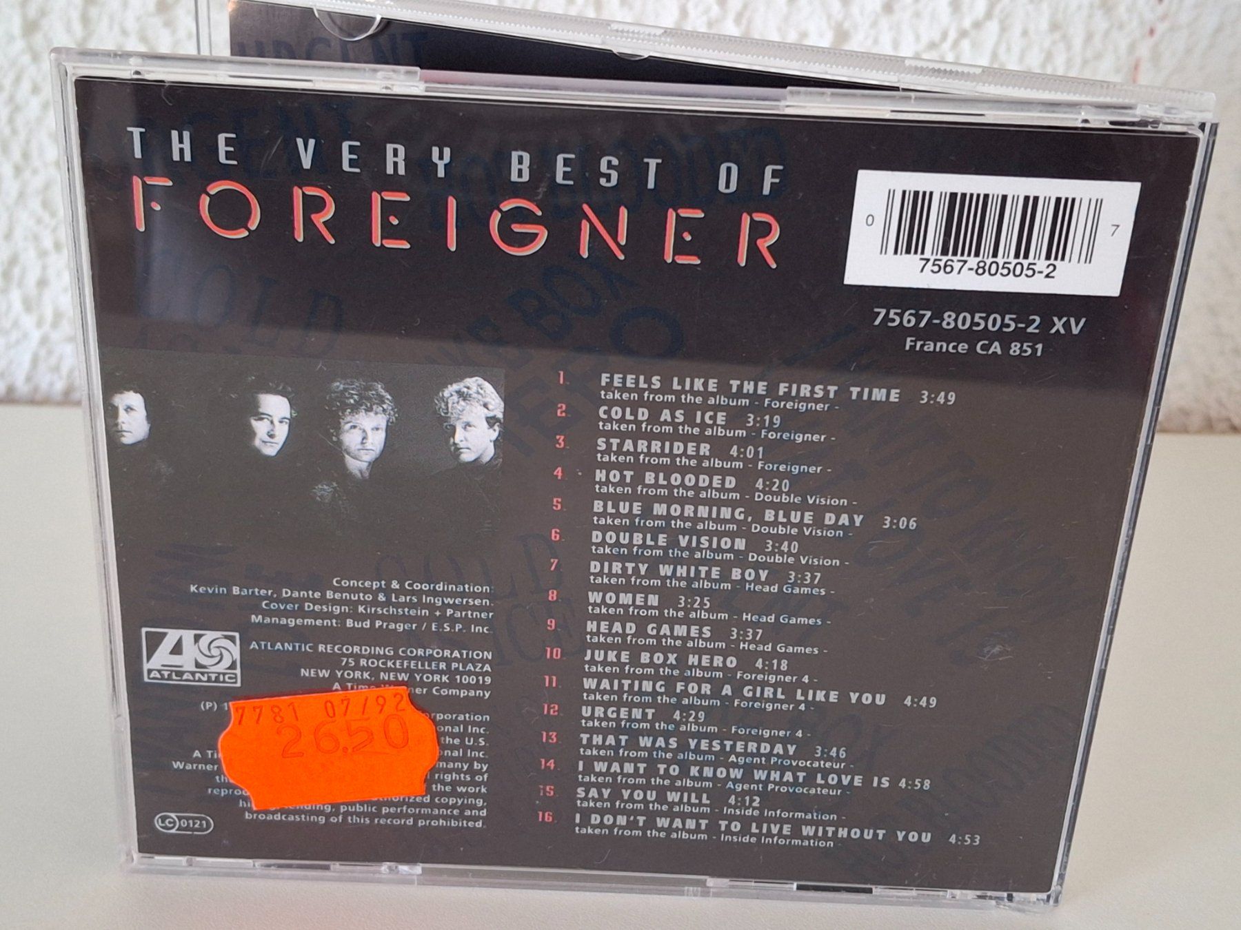 CD: CD  Foreigner - The Very Best – Usato da Aarberg venduto da Jackup1 1