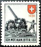 Soldatenmarken 2.WK, Schw Mot Kan Bttr 133, Wi Art 304