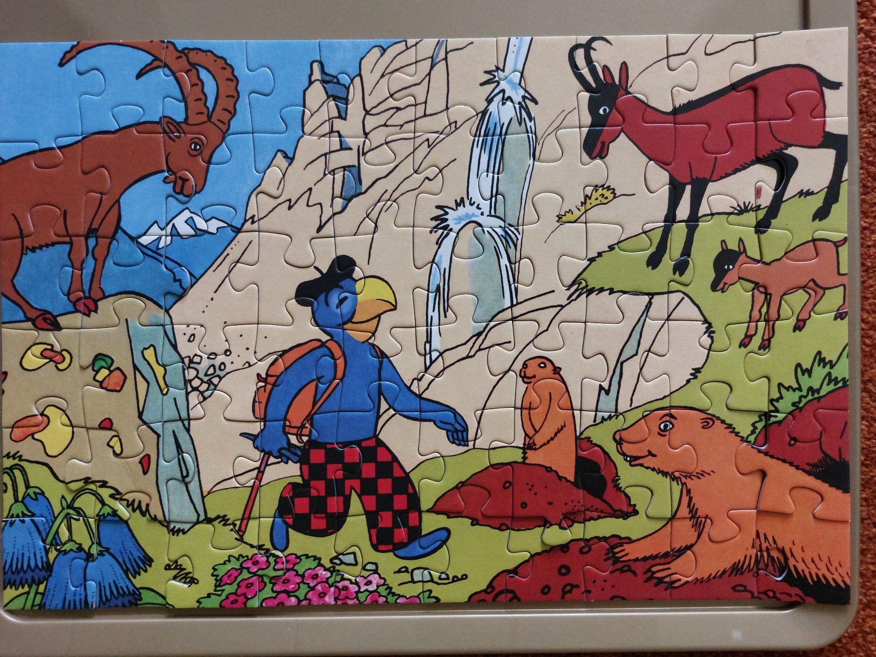 Puzzles: Globi im Nationalpark Puzzle – Gebraucht aus Unterseen von Ruia3333