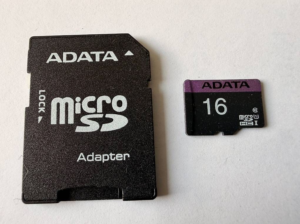 Speicherkarten: Micro SD Karte 16 GB mit Adapter – Gebraucht aus Oberurnen von Uhauser