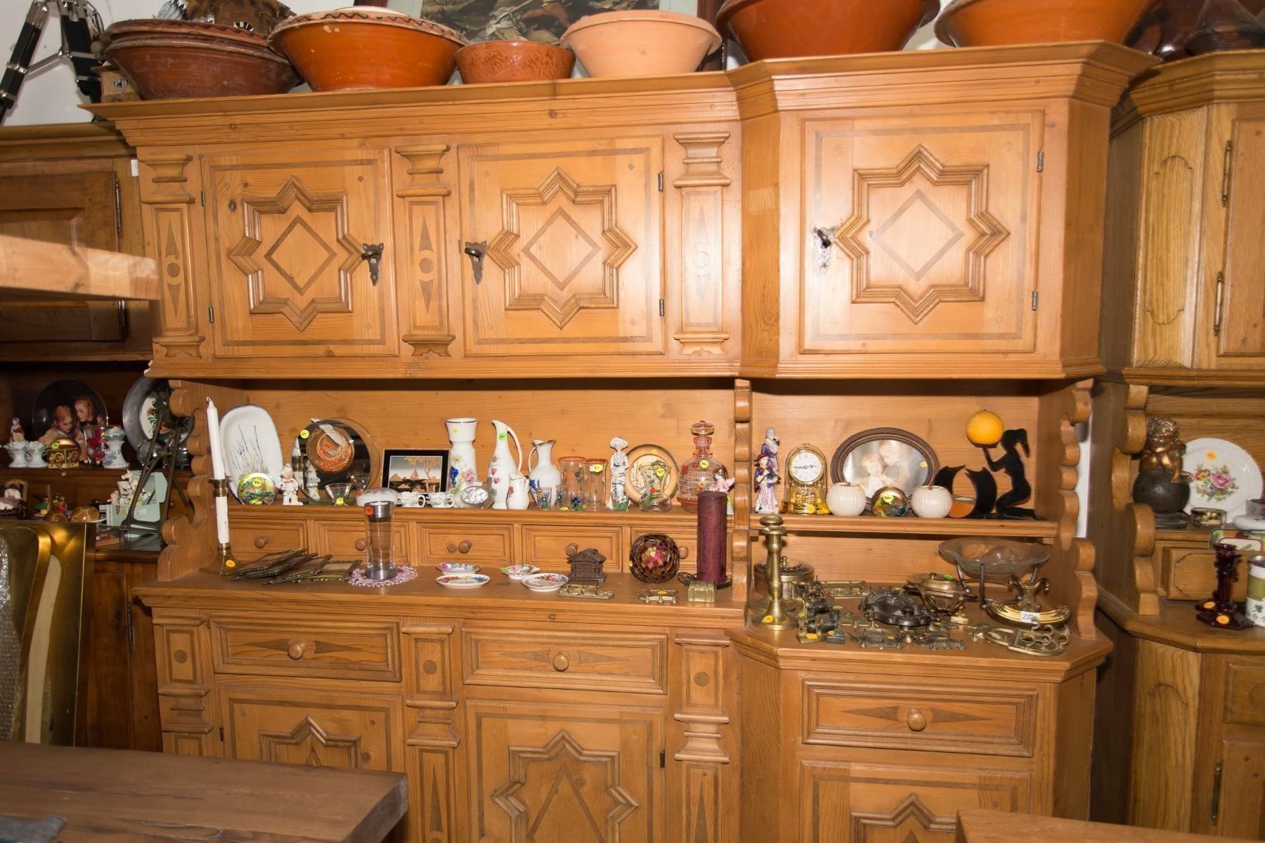 Credenze: Bündner Buffet Tanne eingelegt, Barock – Usato da Koblenz venduto da Rbaldinger54