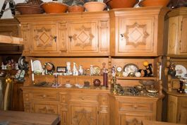 Bündner Buffet Tanne eingelegt, Barock