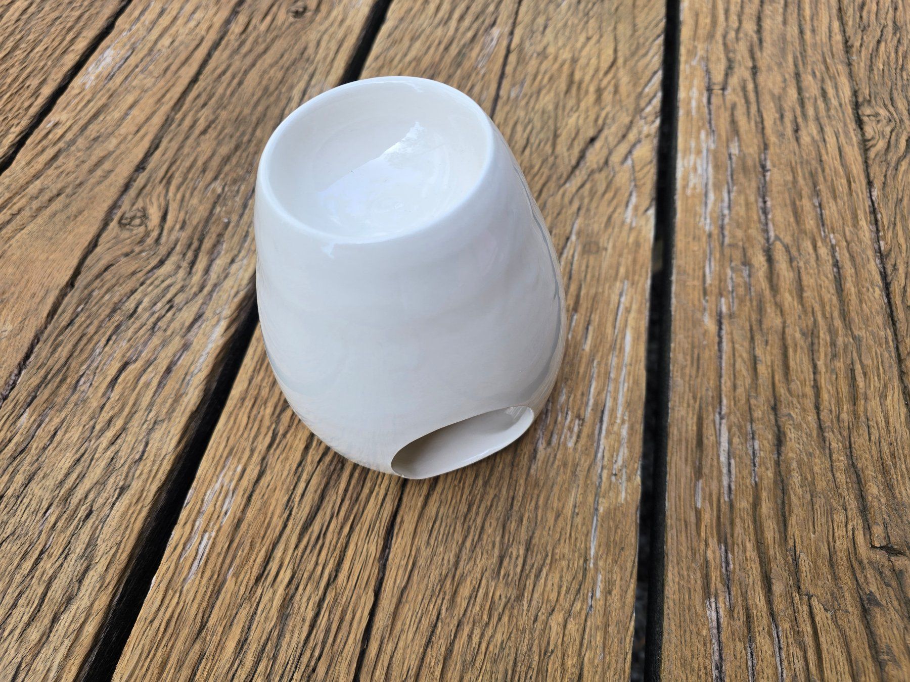 Diffuseurs: Keramik: weisse Duftlampe, Aromalicht – Neuf avec emballage d'origine à Romanshorn par Rachacha 3