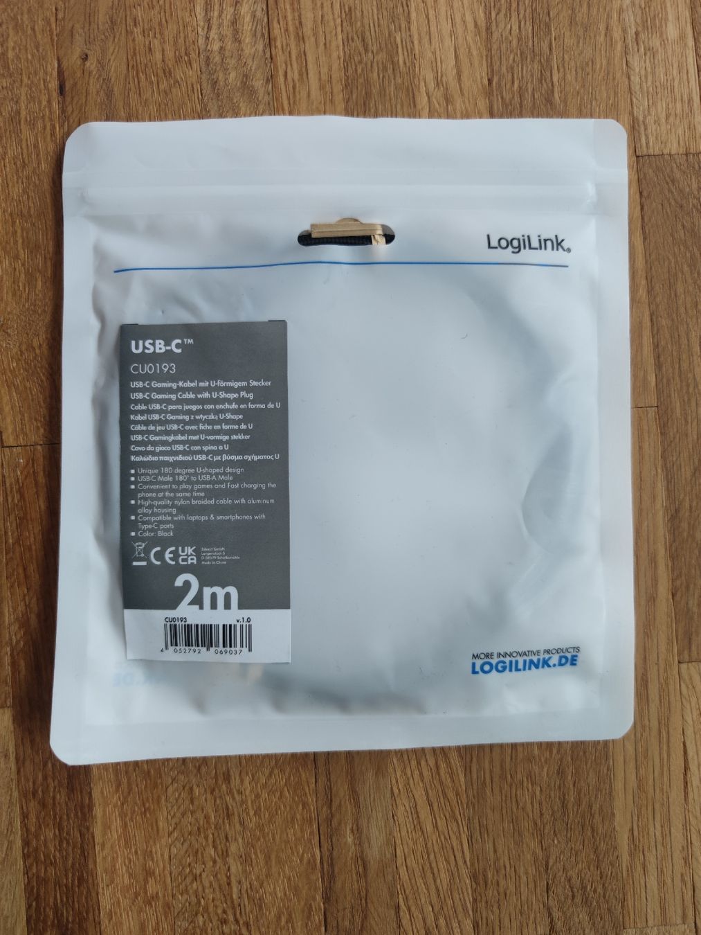 Cavi: LogiLink USB-C Kabel U-förmiger Stecker – Nuovo (secondo la descrizione) da Burgdorf venduto da Kgerber1