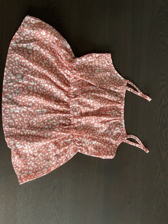 Top estivo SHEIN taglia M rosa chiaro animalier 🐆🌸☀️