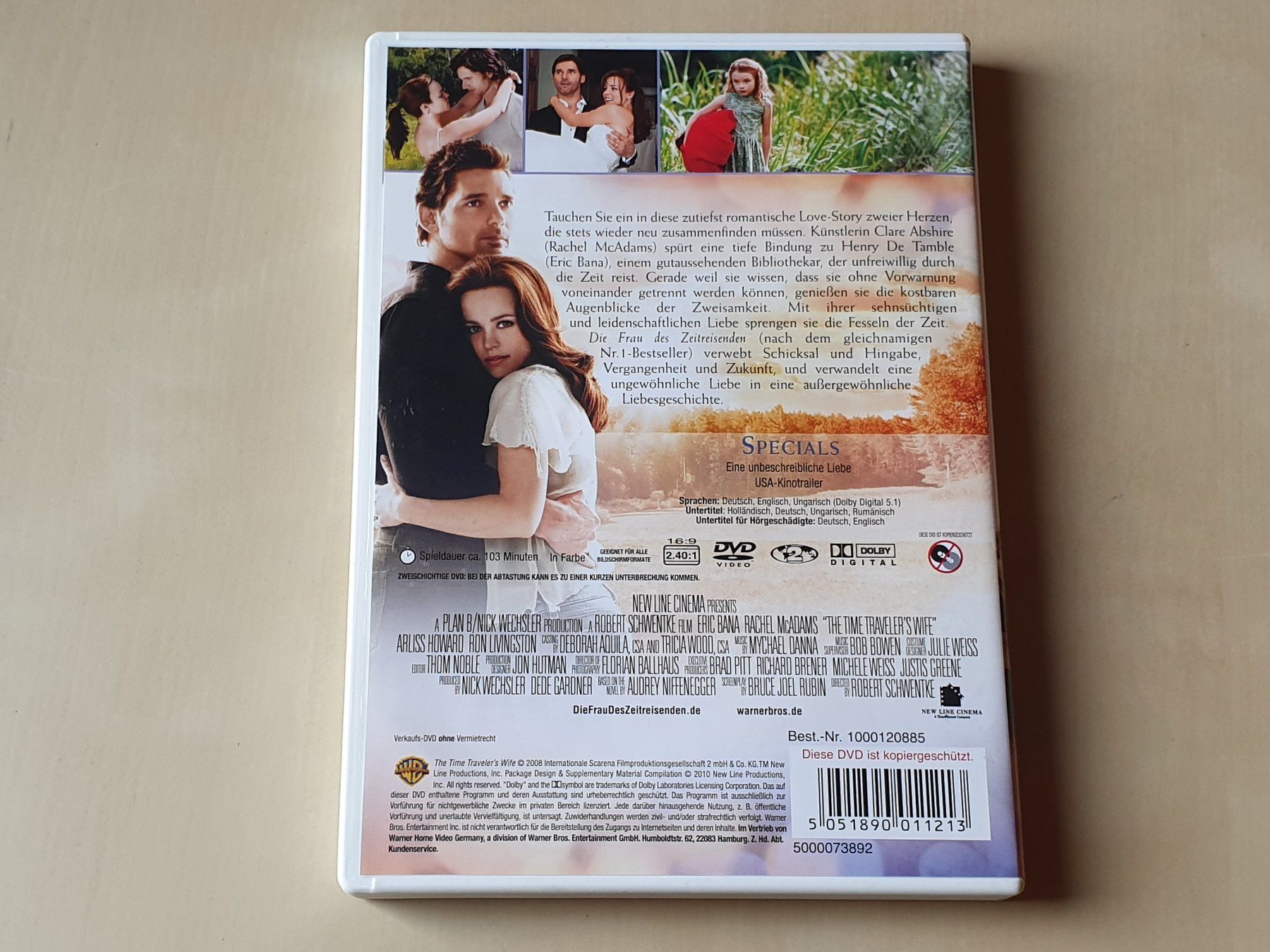 Tutti i DVDs: Die Frau des Zeitreisenden – Usato da Stansstad venduto da collectorsshop 1