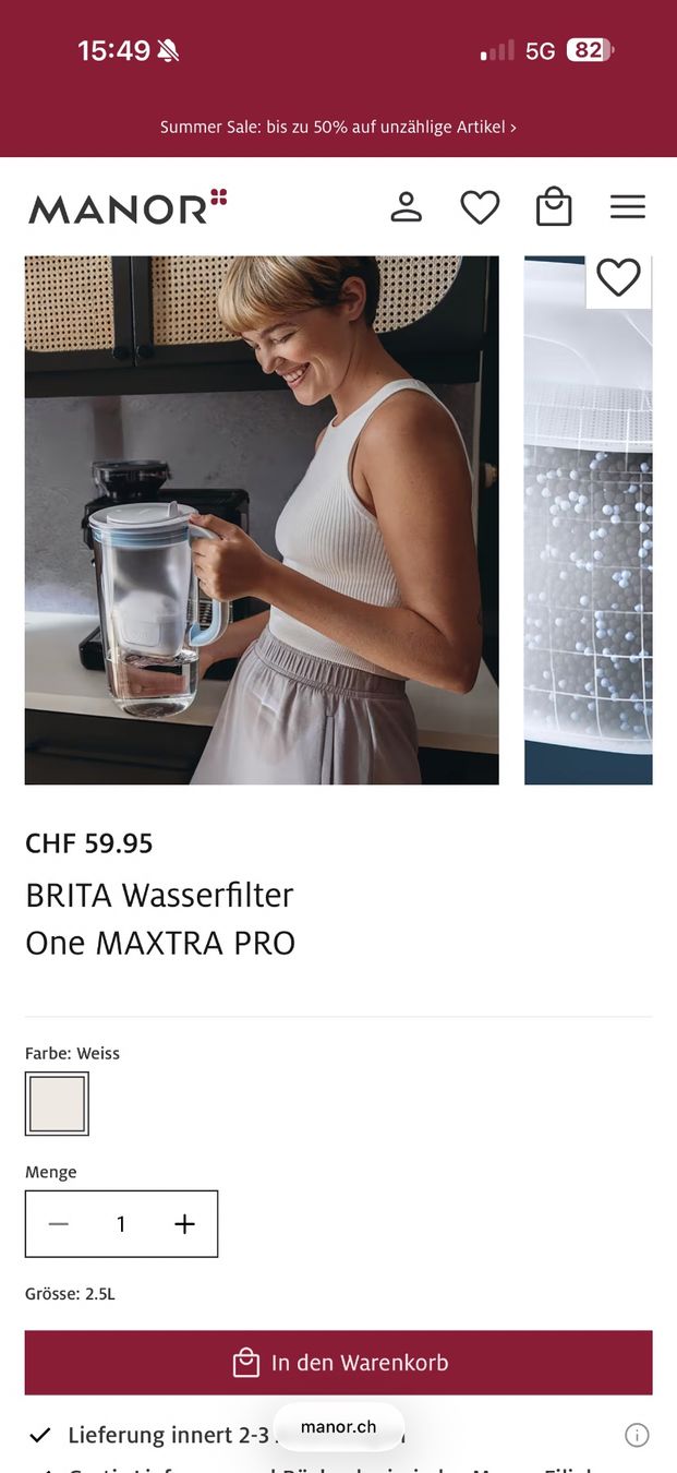 Appareils de cuisine: BRITA WASSERFILTER ONE MAXTRA PRO – Neuf (Voir description) à Birr par WalkyriaM 3