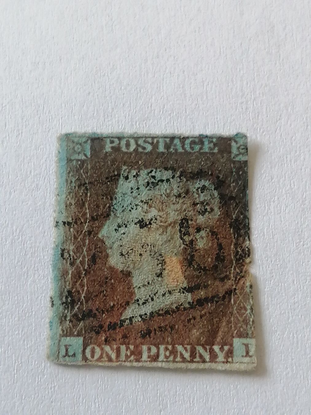 Alle Briefmarken: One Penny Red 1847 – Gebraucht aus Happerswil von tschergi