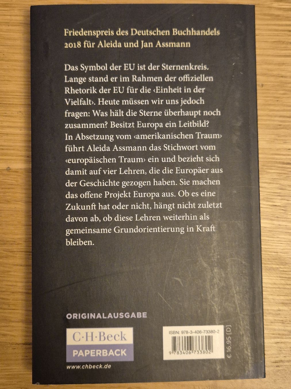 Libri: Aleida Assmann "Der europäische Traum" – Usato da Bern venduto da miruslav 1