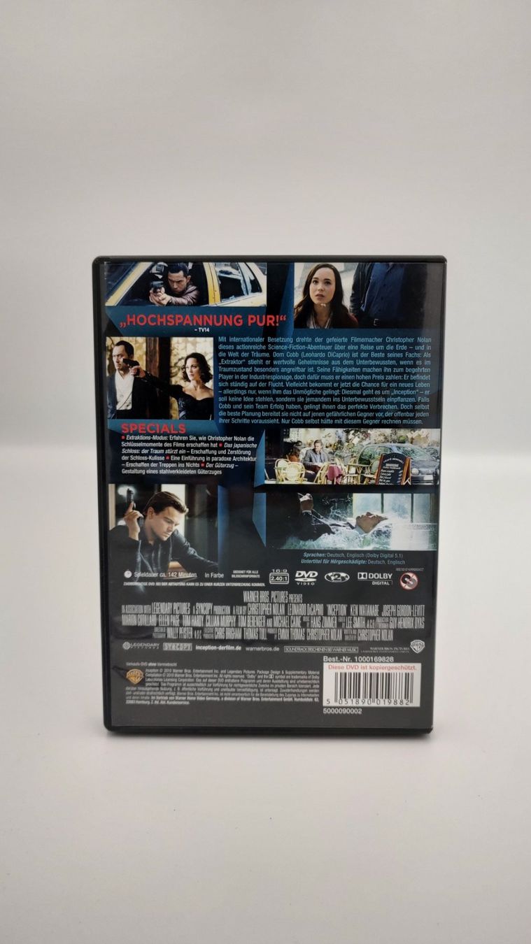 Tutti i DVDs: DVD: Inception - Versand A-Post nur CHF 2.50! – Usato da Siblingen venduto da the_92m7 1
