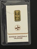 Goldbaren 1  g Vaudoise Bank