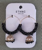Grosse Ohrringe/Jhumkas von Ethnc, neu
