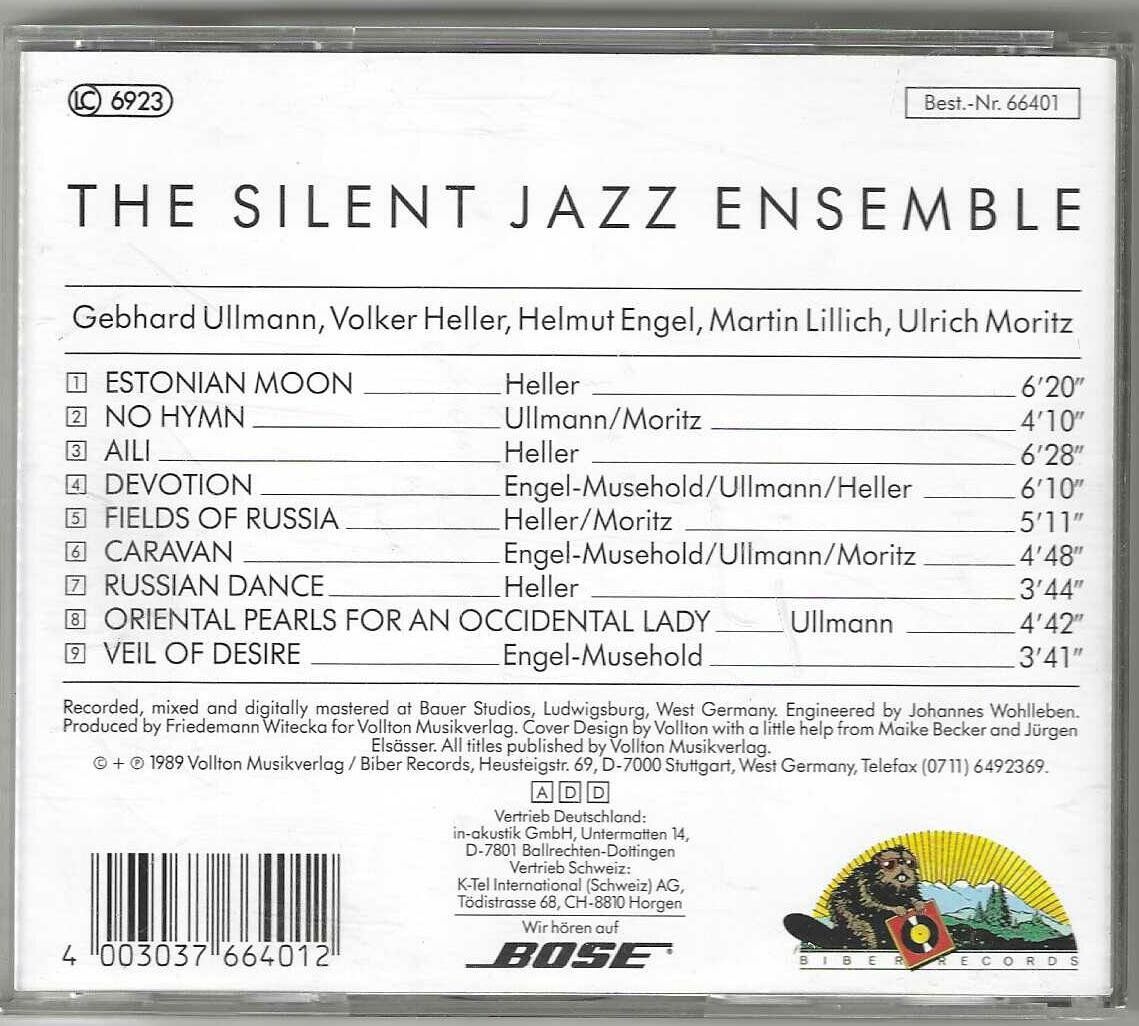 CD: The Silent Jazz Ensemble – Usato da Genève venduto da CDLPBookS 1