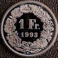 1 Franken 1993 stgl. / aus Münzsatz