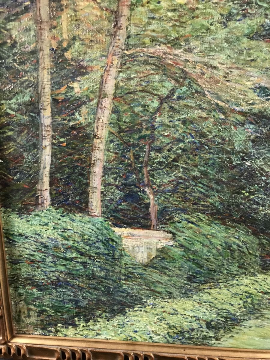 Gemälde: Guter Impressionist mit interessantem Monogr. – Gebraucht aus Wolfhalden von SecondAntique 4