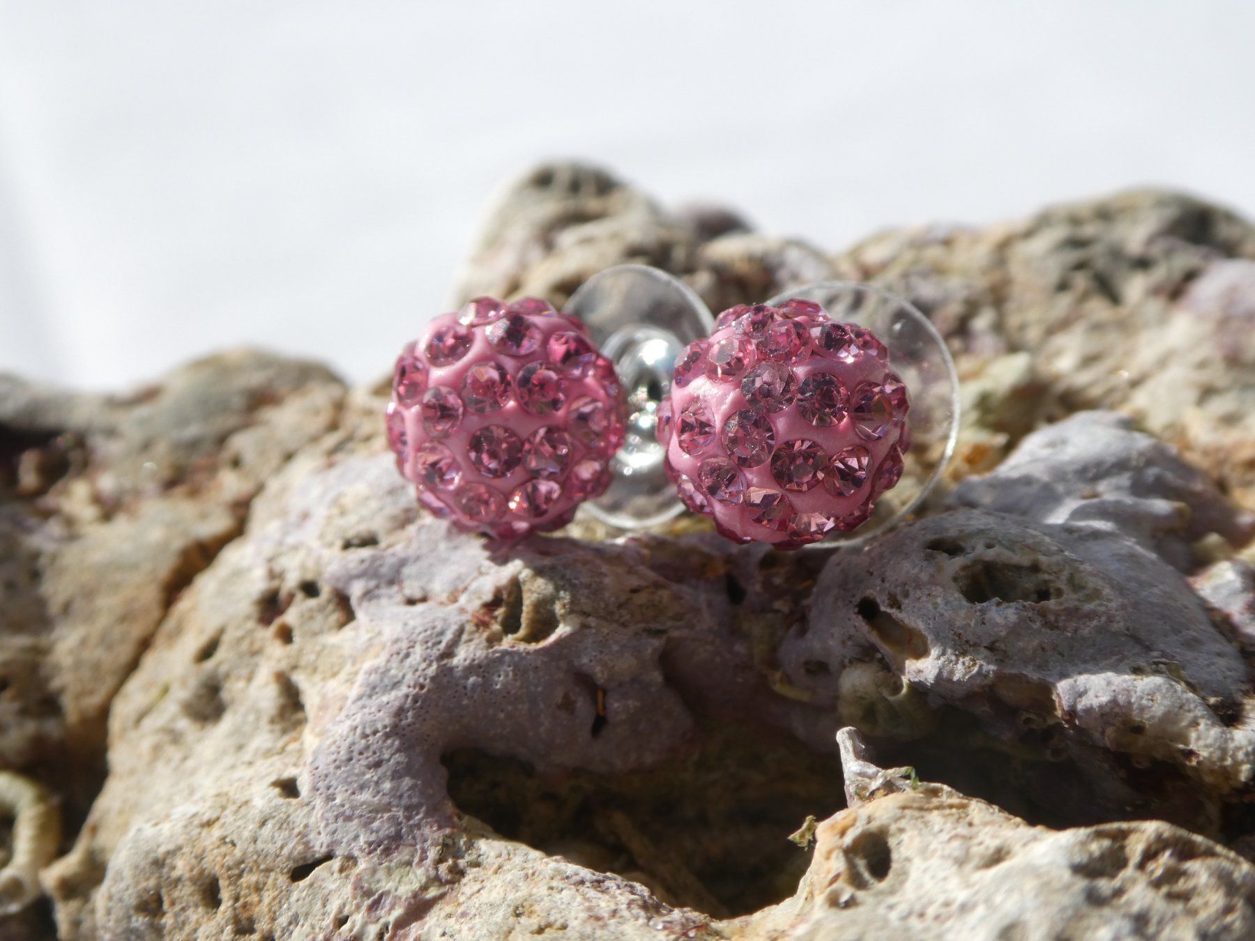 Orecchini pendenti & Orecchini a lobo: Ohrstecker Strasskugel, Modeschmuck / NEU – Nuovo (secondo la descrizione) da Gattikon venduto da kaandooh 2