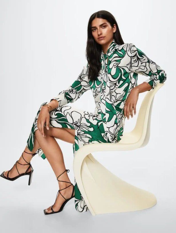 Mango Gonne: MANGO satiniertes Maxirock Rock Blumenprint Gr.M NEU Fr.79.9 – Nuovo e nell'imballaggio originale da Rotkreuz venduto da beltraum 5
