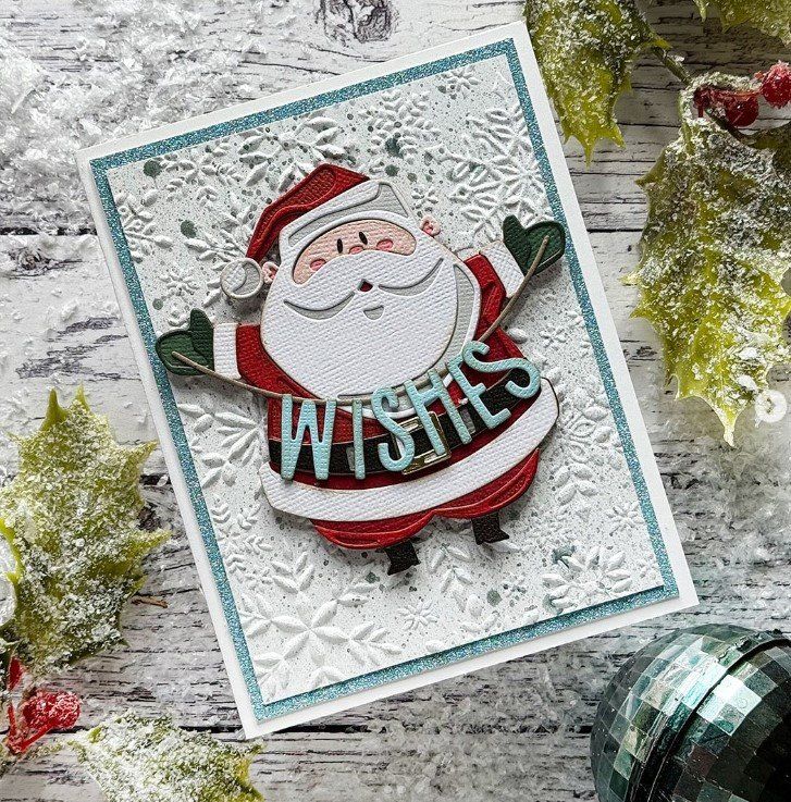 Tim Holtz Pochoirs: Tim Holtz Sizzix Thinlits  ** Santa Greetings Colorize ** – Neuf avec emballage d'origine à Rubigen par rofi100 6