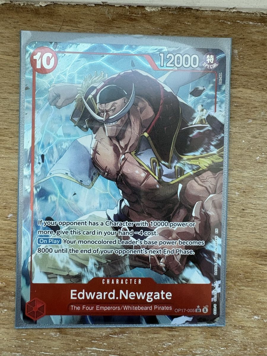 Bandai Carte collezionabili: OP17-005 Edward Newgate Alt Art – Nuovo (secondo la descrizione) da Colombier NE venduto da lur_8rt9