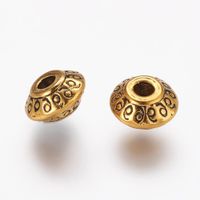 Perlen Doppelkegel antik Bronze 5x4mm, 4 Stück