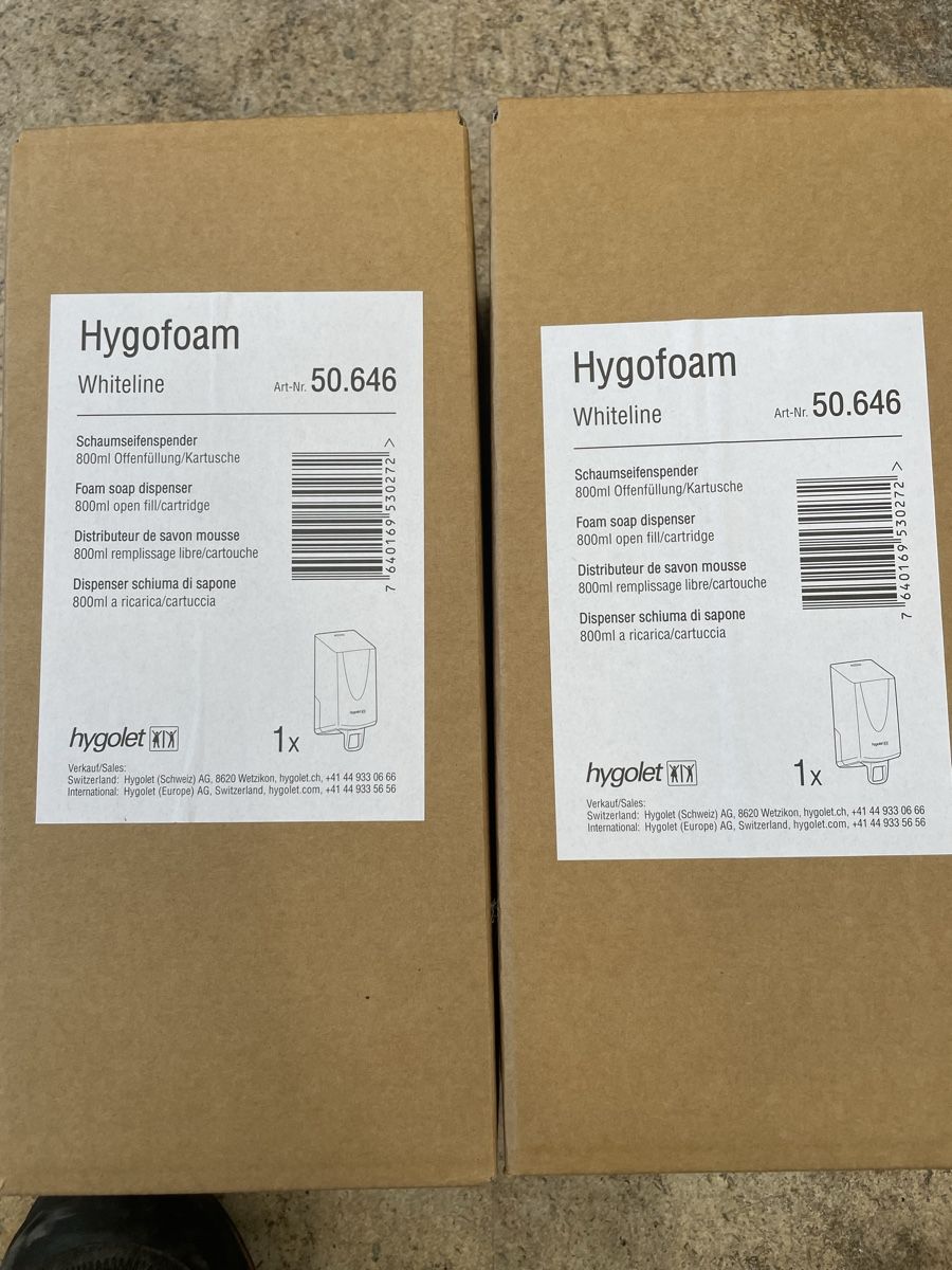 Portes-savons: Seifenspender Hygofoam whiteline – Neuf avec emballage d'origine à Luchsingen par Chugelfischli 1