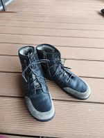 Winterstiefel Helvesko Leder gefüttert schwarz Grösse 44