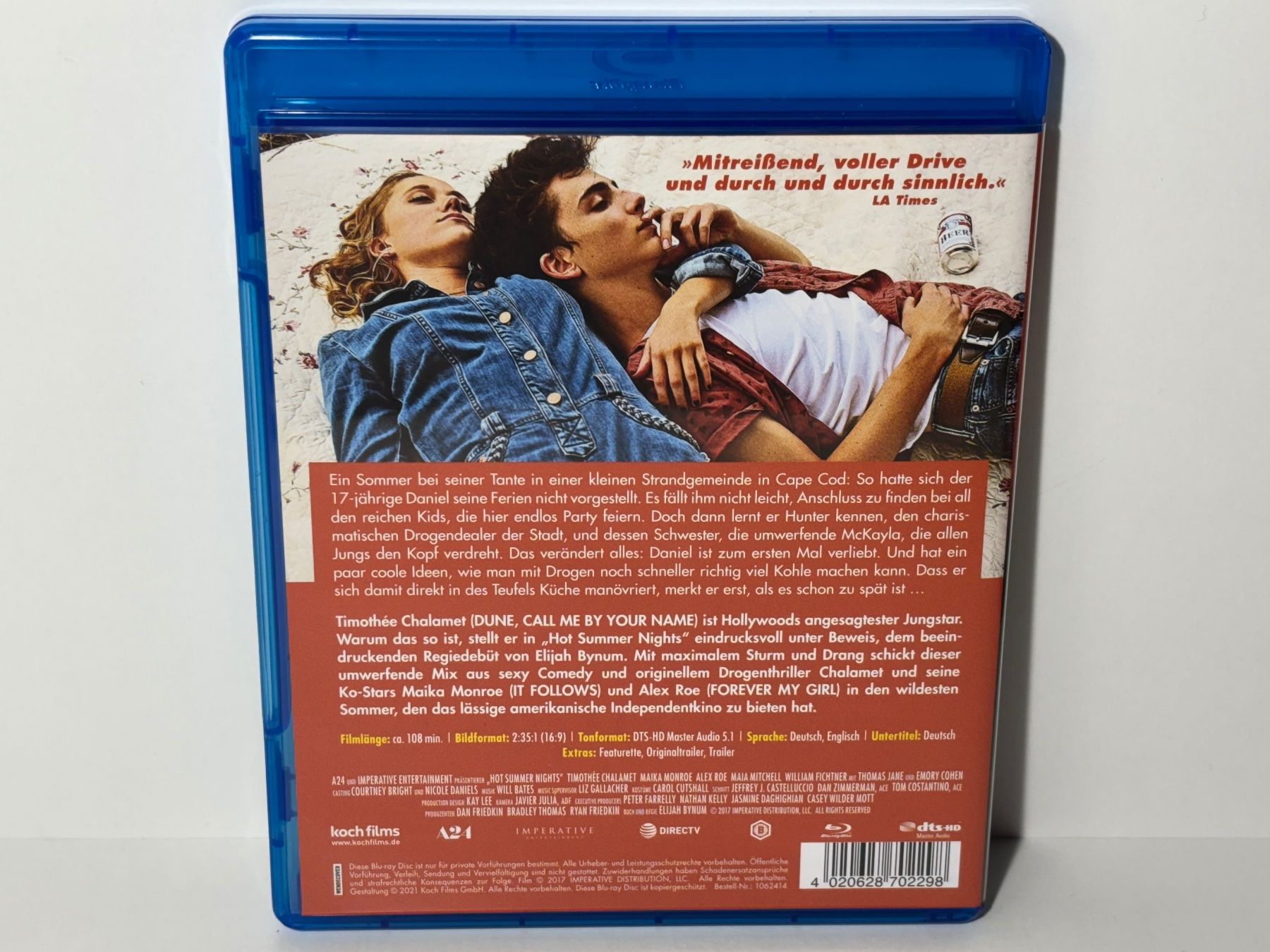 Tutti i DVDs: Hot Summer Nights Blu Ray – Usato da Wilderswil venduto da Sstriker 1