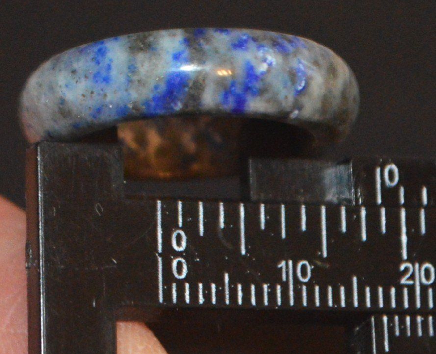 Ringe: Stein Ring L-4617 – Lapislazuli - 17mm Innendurchmesser – Neu und originalverpackt aus Goldiwil (Thun) von han_v5b7 4