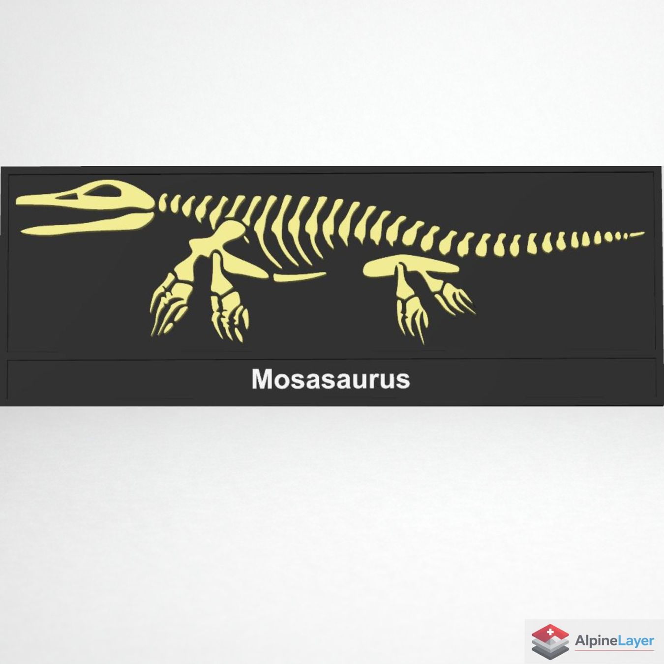 Puzzle: 3D Printed Mosasaurus Skeleton Puzzle - Assembly Model – Nuovo (secondo la descrizione) da Losone venduto da AlpineLayer 1