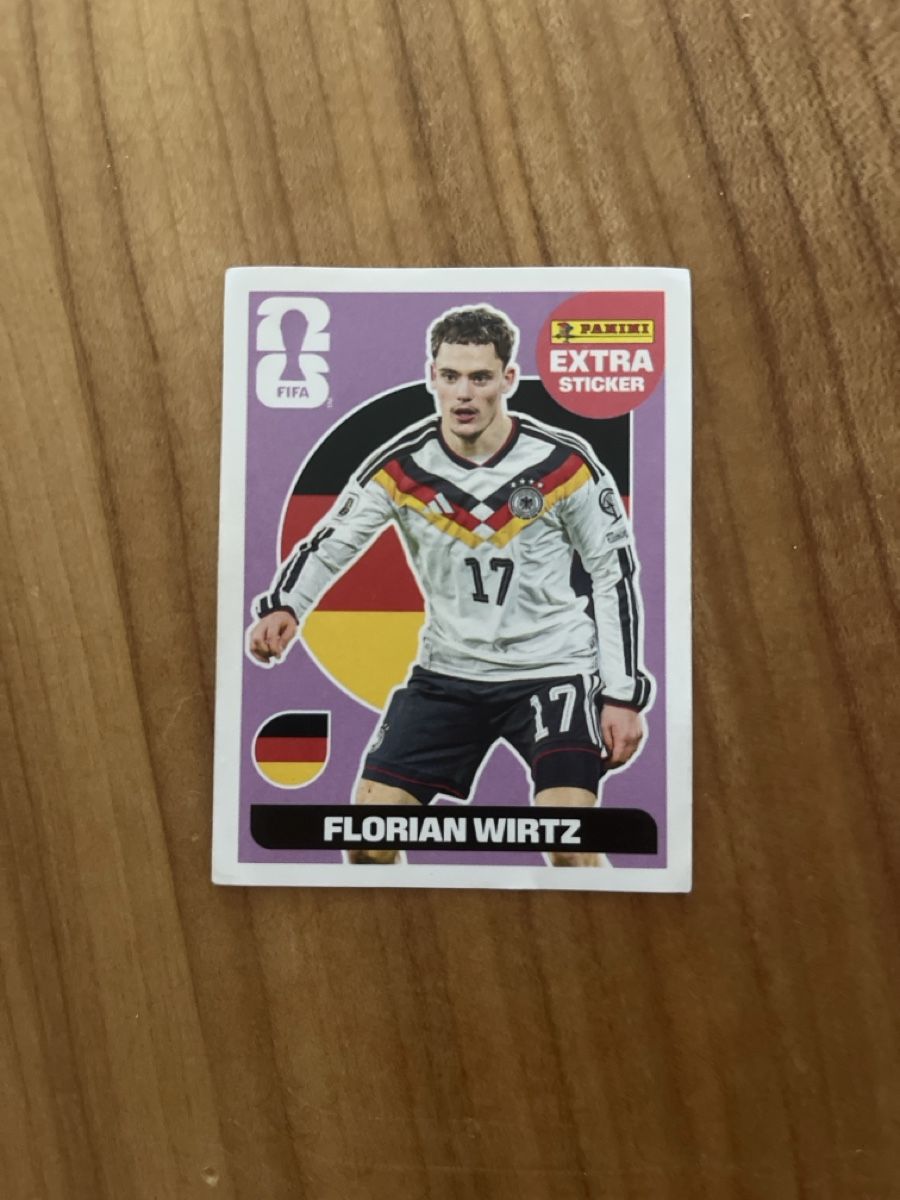 Panini Carte collezionabili: Florian Wirtz Panini Extra Sticker violett – Nuovo (secondo la descrizione) da Lachen SZ venduto da carto92