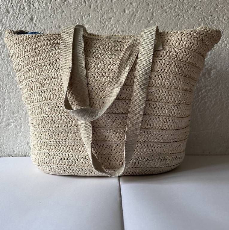 Borse da donna: Bast-Strandtasche mit Henkel (ca. 2018) – Usato da Bern venduto da san_svt6 1
