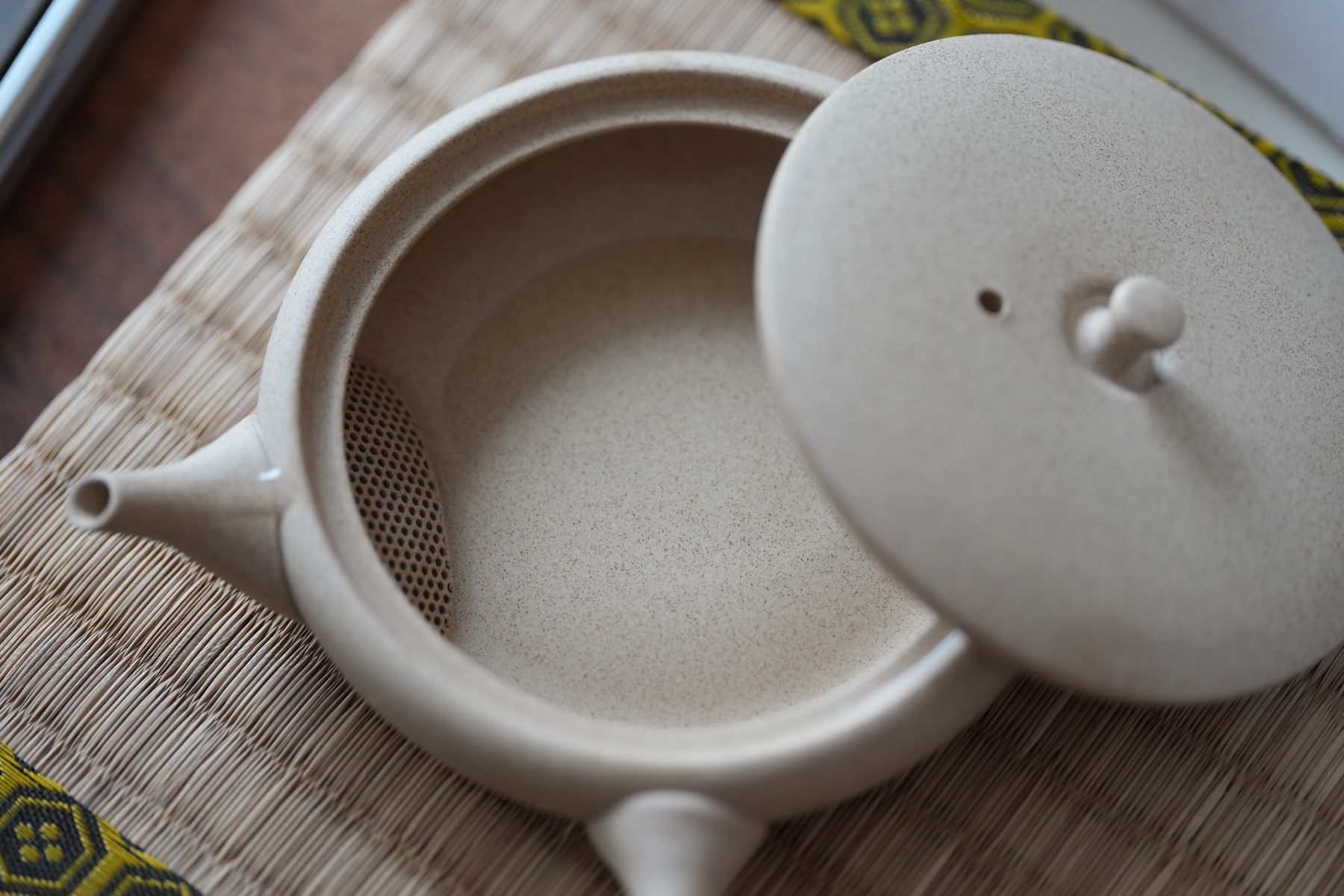 Teekannen: Kyusu Jinsui flach 80ml Baige – Neu (gemäss Beschreibung) aus Rüti ZH von ors_9ggw