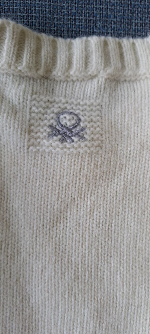 Benetton Maglioni & Felpe: Benetton Pullover cream M cable knit 130cm – Nuovo (secondo la descrizione) da Adliswil venduto da kar_fh9h 3