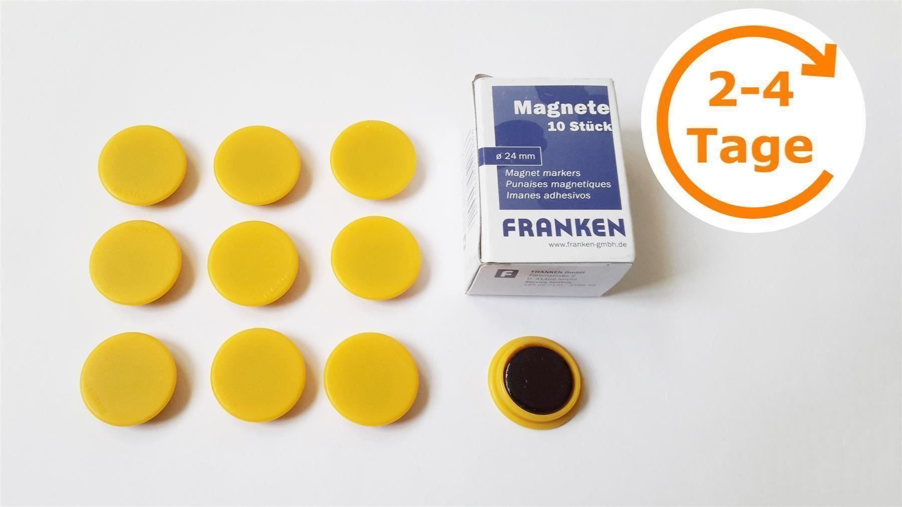 Calamite: Magnete 10 Stück, 24 mm, gelb – Nuovo e nell'imballaggio originale da St. Gallen venduto da cointec
