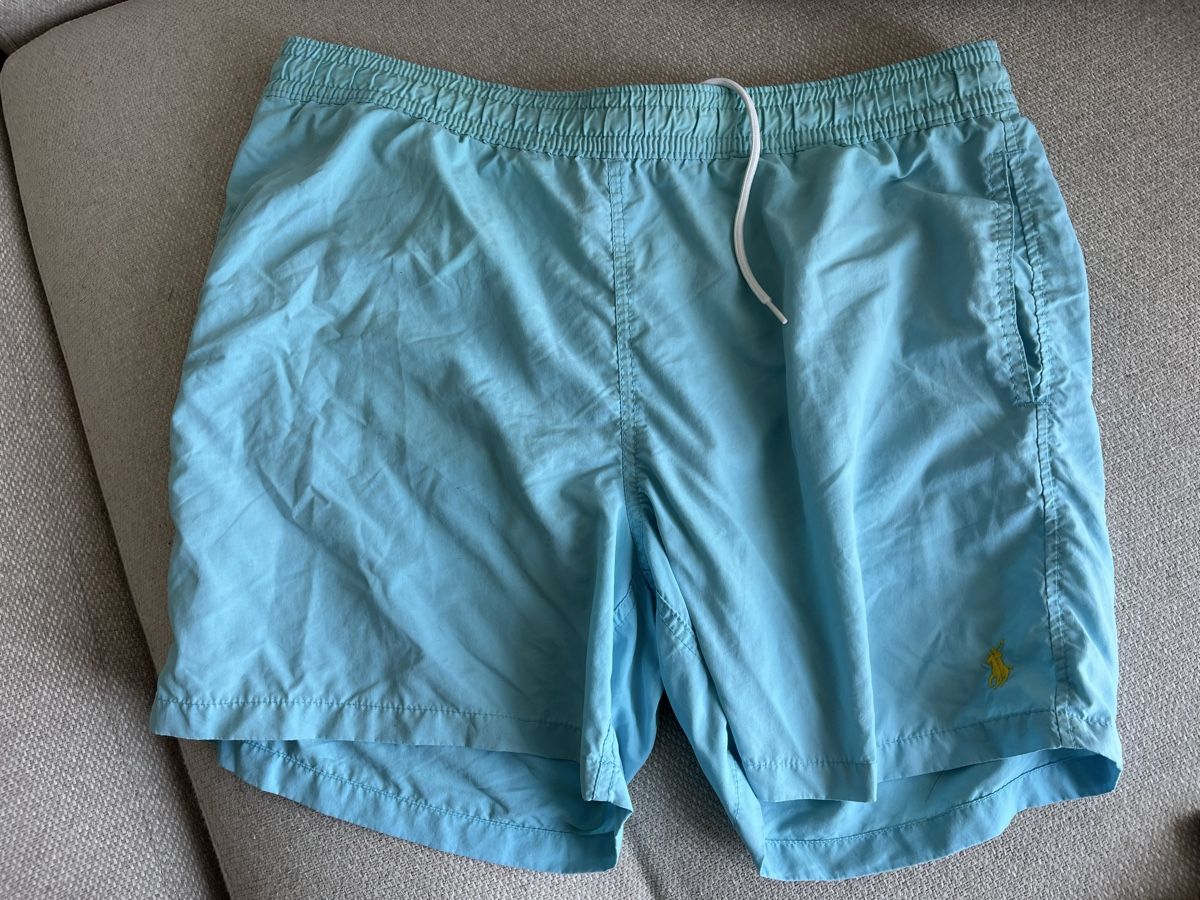 Ralph Lauren Costumi da bagno: Badehose Polo Ralph Lauren hellblau Groesse L 48 – Usato da Lausanne venduto da Danash