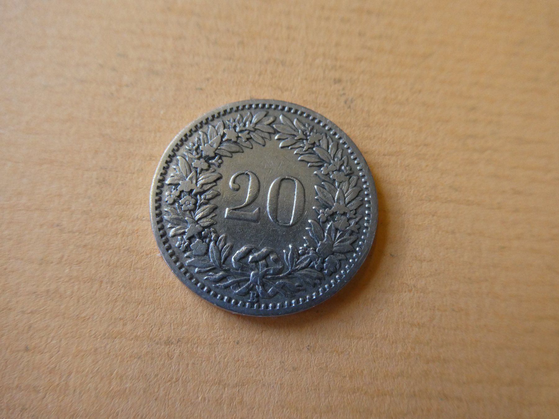 Toutes les monnaies: Schweiz 1898, 20 Rappen – D'occasion à Hinterforst par Rohusri 1